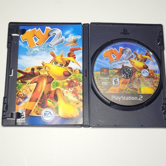 Ty The Tasmanian Tiger 2 Bush Rescue Playstation 2 PS2 complete cib video game - Picture 2 of 5